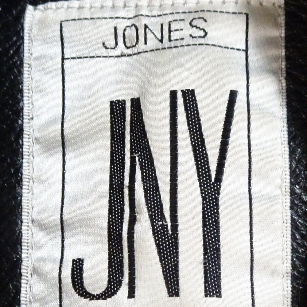 Jones New York Black Leather Coat Small - Picture 5 of 6